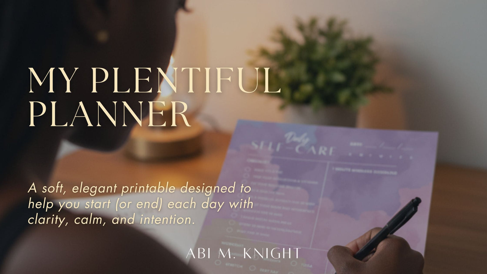 The Plentiful Planner
