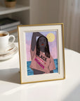 Black Woman Not Girl II | Limited Edition Art Postcards by Abi M. Knight (5x7”)